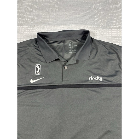 Nike Other - NWT Nike Dri-Fit NBA G-League Rip City LA Gray Polo Size XXL
